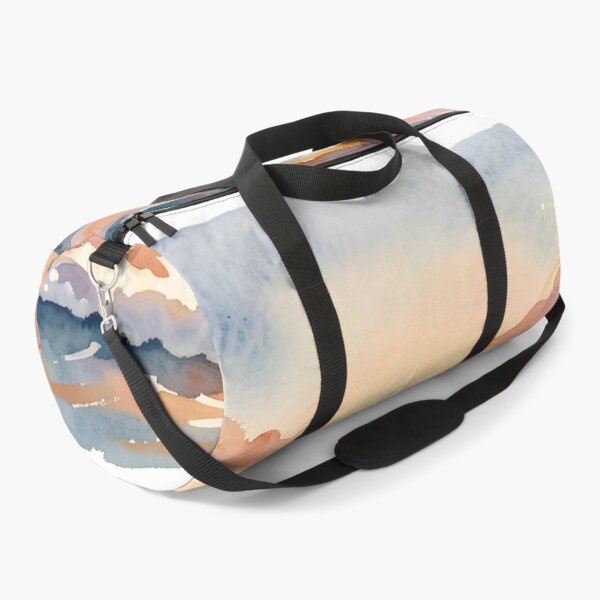Item preview, Watercolor Sunset Rays: Ocean Surf Landscape designed and sold by Serene Strokes Art.