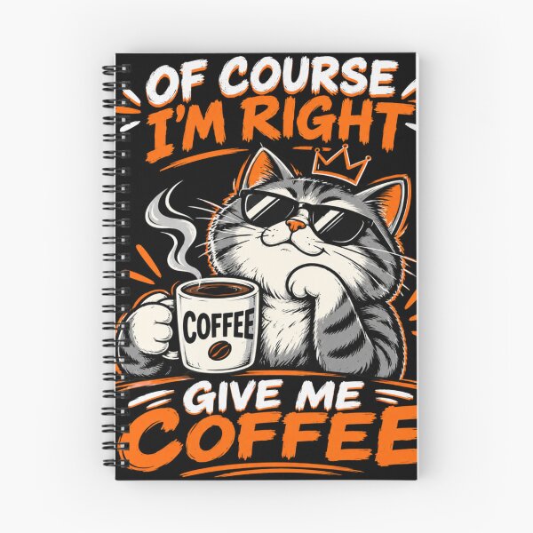 Item preview, Of Course I’m Right Give Me Coffee T-Shirt – Funny Coffee Lover Graphic Tee designed and sold by Artimax-Studio.