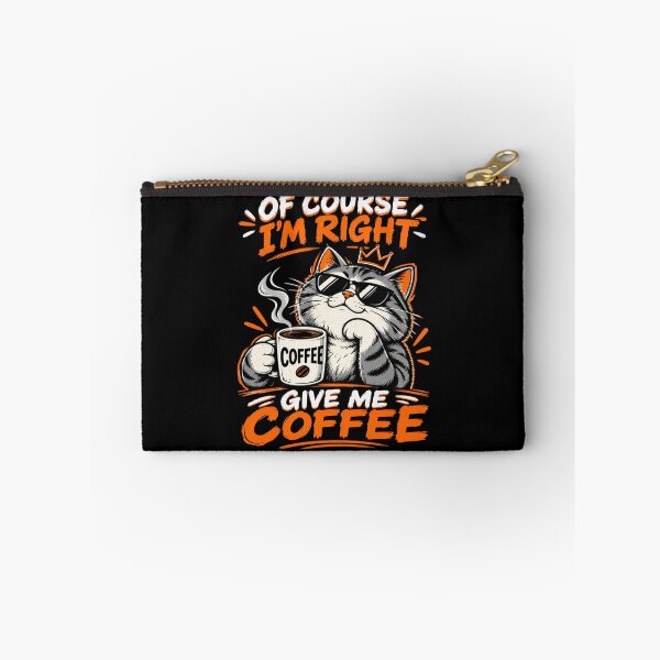 Item preview, Of Course I’m Right Give Me Coffee T-Shirt – Funny Coffee Lover Graphic Tee designed and sold by Artimax-Studio.