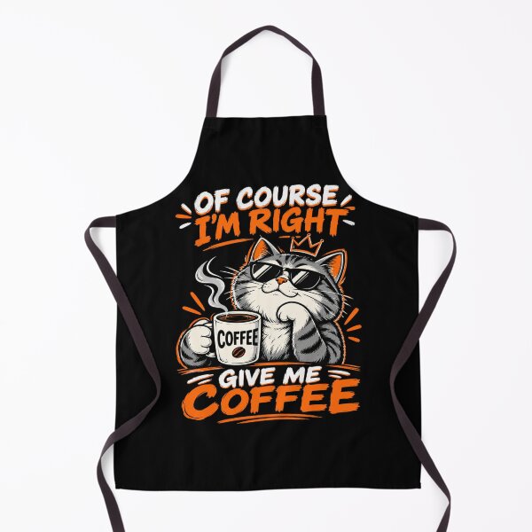 Item preview, Of Course I’m Right Give Me Coffee T-Shirt – Funny Coffee Lover Graphic Tee designed and sold by Artimax-Studio.