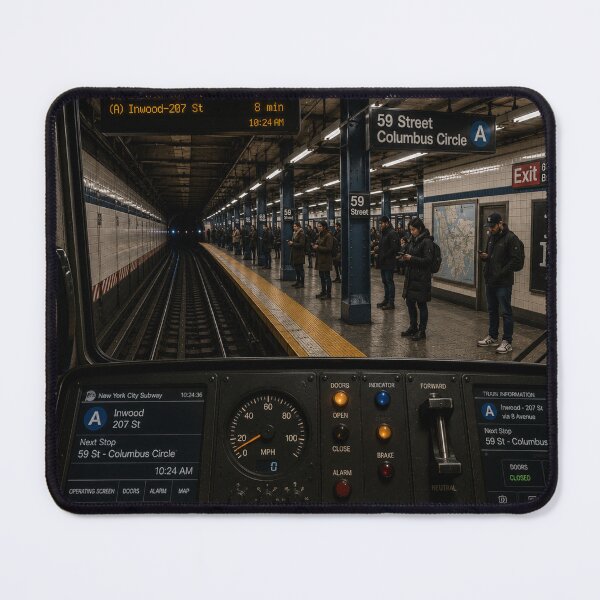 Item preview, NYC Subway Driver POV designed and sold by MKDSN.