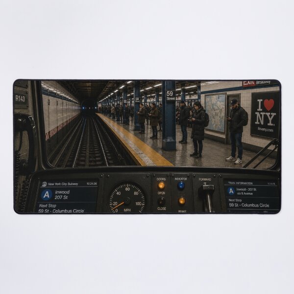 Item preview, NYC Subway Driver POV designed and sold by MKDSN.