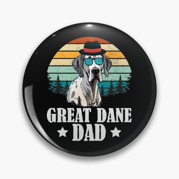 Artikelvorschau, Dogge Dad Retro Sunset Dog Vintage-Stil entworfen und verkauft von GiaoCalonas.