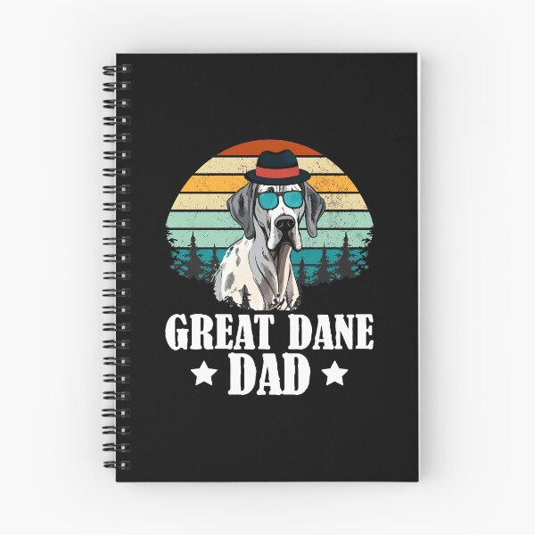 Item preview, Great Dane Dad Retro Sunset Dog Vintage Style designed and sold by GiaoCalonas.