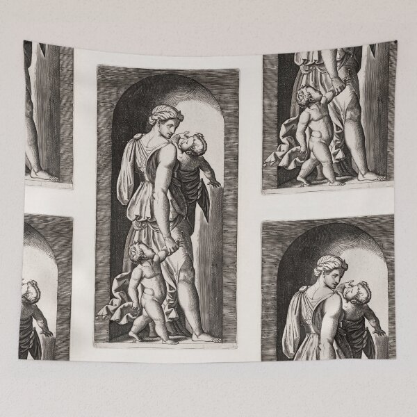 Item preview, Classical Mother and Children in Niche designed and sold by artofuniverse.