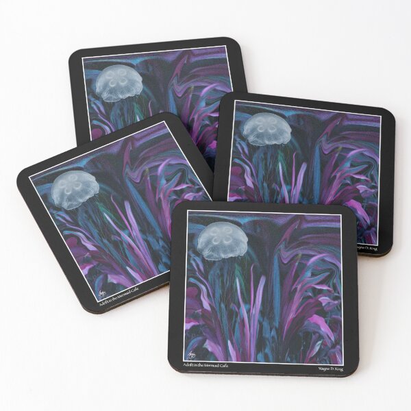 Item preview, Adrift in the Mermaid Cafe Fine Art Poster designed and sold by Wayne King.