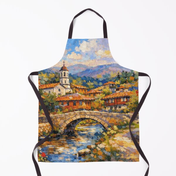 Item preview, A painting of Koprivshtitsa, Bulgaria – A Beautiful City in Europe. designed and sold by GalleryKauffeld.