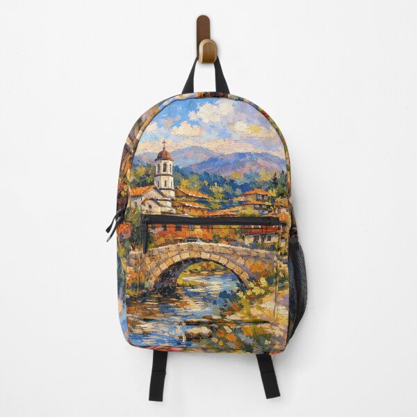 Item preview, A painting of Koprivshtitsa, Bulgaria – A Beautiful City in Europe. designed and sold by GalleryKauffeld.