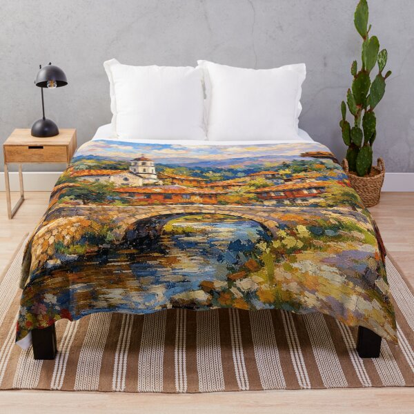 Item preview, A painting of Koprivshtitsa, Bulgaria – A Beautiful City in Europe. designed and sold by GalleryKauffeld.