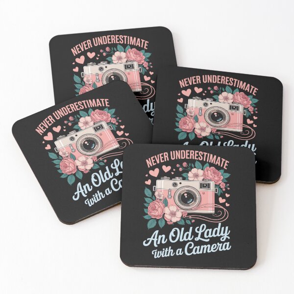 Item preview, Never Underestimate an Old Lady with a Camera designed and sold by jkrphoto.