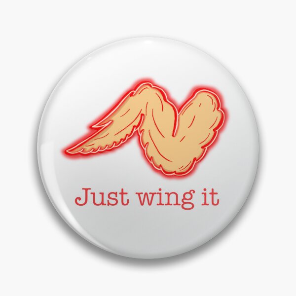 Item preview, Just Wing It - hot wings designed and sold by Jennavbeestudio.