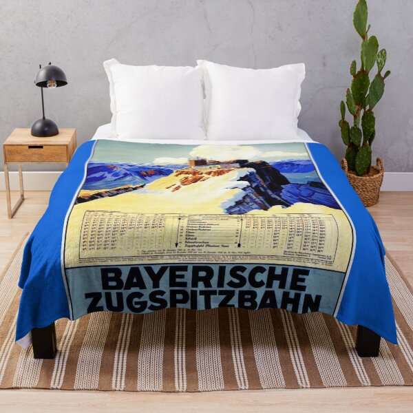 Item preview, Vintage Zugspitze Poster | Bavarian Alps Travel Art | 1930s Railway Advertising | Art Deco Mountain Print & German Tourism designed and sold by artofuniverse.