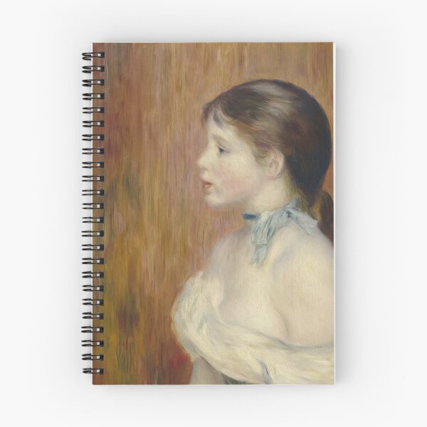 Item preview, Girl With a Blue Ribbon by Pierre-Auguste Renoir: Impressionist Fine Art Poster designed and sold by artofuniverse.