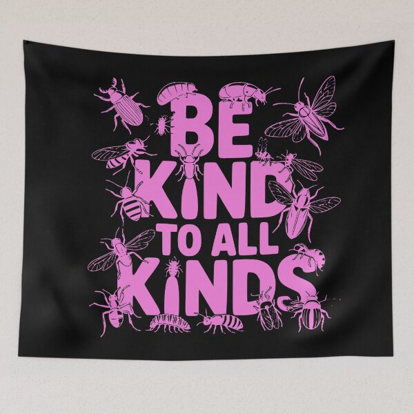Item preview, Vintage Be Kind to All Kinds Bugs Entomology Entomologist designed and sold by Colorfulman.