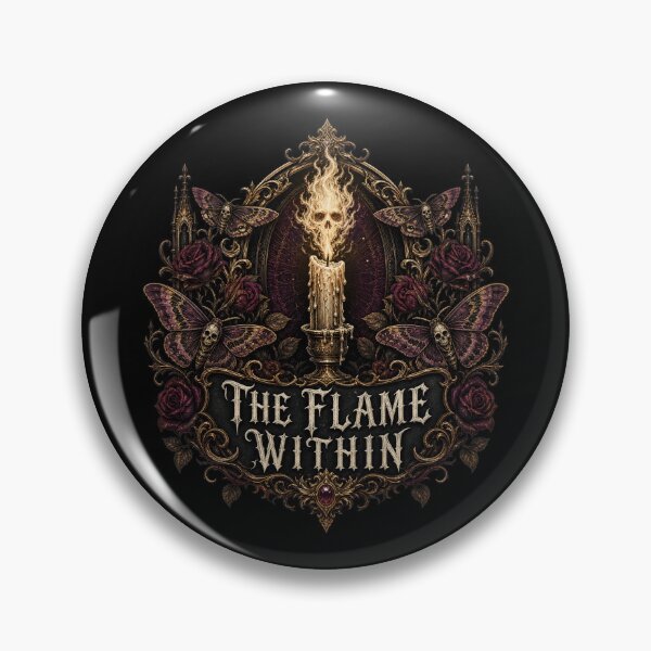 Item preview, The Flame Within – Dark Baroque Fire Gothic Art designed and sold by Uglyandcute.