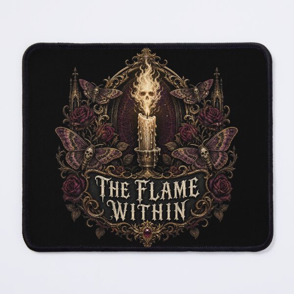 Item preview, The Flame Within – Dark Baroque Fire Gothic Art designed and sold by Uglyandcute.