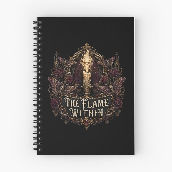 Item preview, The Flame Within – Dark Baroque Fire Gothic Art designed and sold by Uglyandcute.
