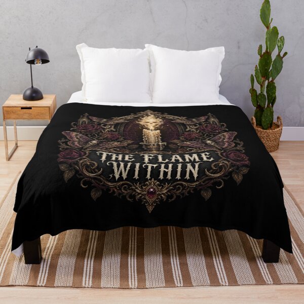 Item preview, The Flame Within – Dark Baroque Fire Gothic Art designed and sold by Uglyandcute.