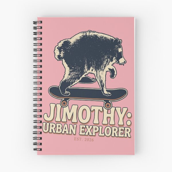 Item preview, Jimothy Urban Explorer Skateboarding Raccoon designed and sold by TshirtInk.