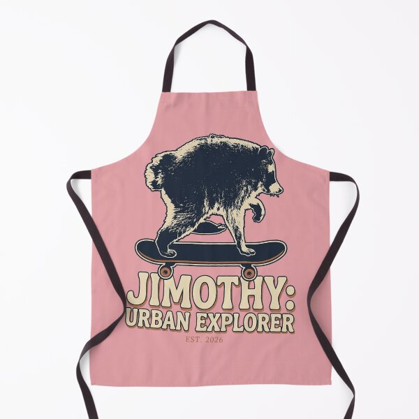Item preview, Jimothy Urban Explorer Skateboarding Raccoon designed and sold by TshirtInk.