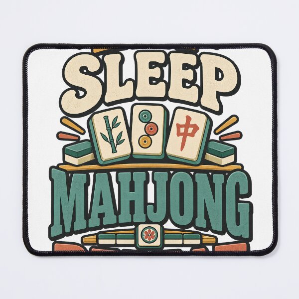Item preview, Funny Mahjong Player , Eat Sleep Mahjong Repeat, Chinese Tile Game Players Gift, Mahjong Lover Graphic Tee designed and sold by OUICHA.