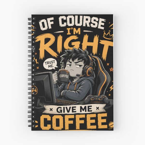Item preview, Of Course I’m Right Give Me Coffee T-Shirt – Funny Coffee Lover Graphic Tee coffee life designed and sold by Artimax-Studio.
