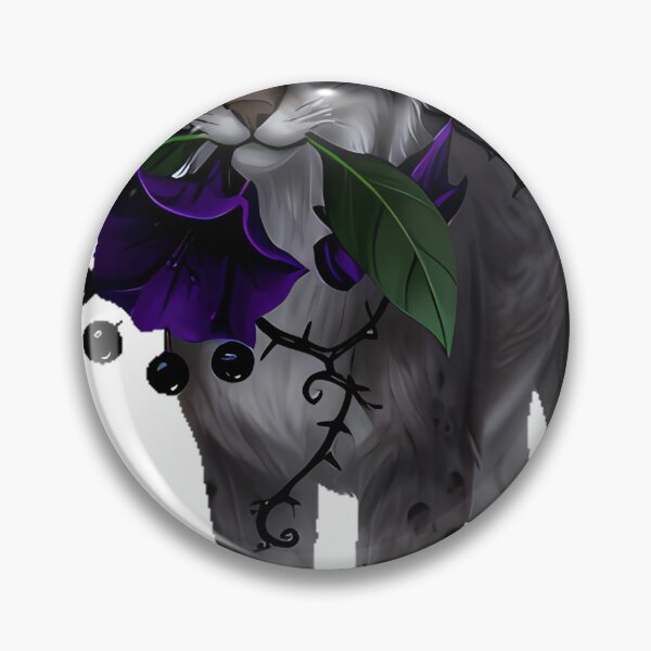 Item preview, Poison Garden Lynx with Nightshade Bloom designed and sold by IllumeInk.