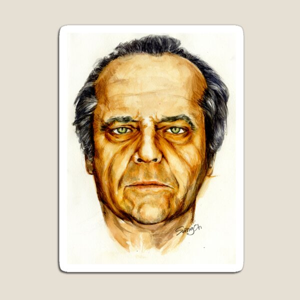 Item preview, Jack Nicholson in watercolor painting designed and sold by Sang Oh.