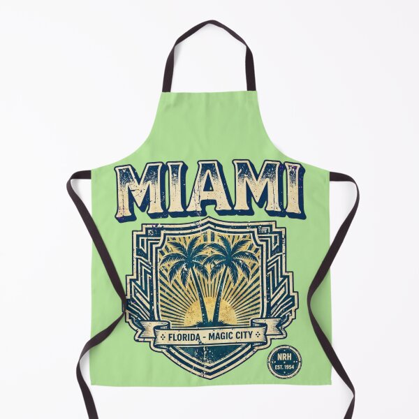 Item preview, Miami Florida Magic City Vintage Shield designed and sold by Normandy Road Heritage™ - Vintage Garage Art.