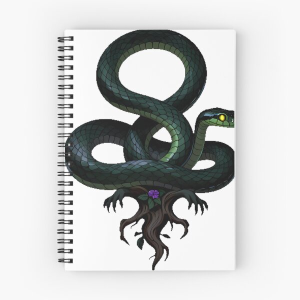 Item preview, Poison Garden Snake Coiled Around Mandrake Root designed and sold by IllumeInk.