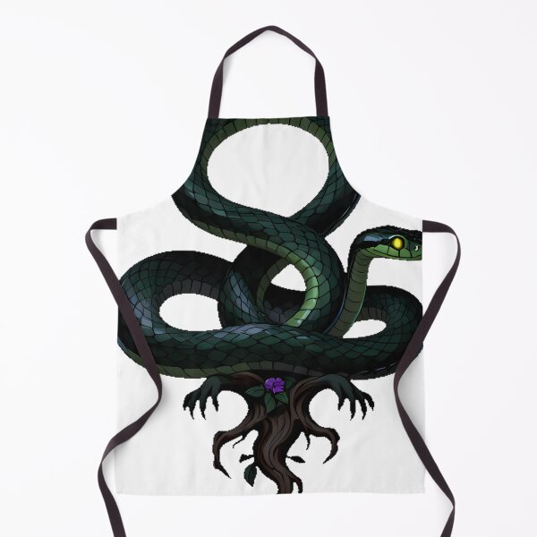 Item preview, Poison Garden Snake Coiled Around Mandrake Root designed and sold by IllumeInk.