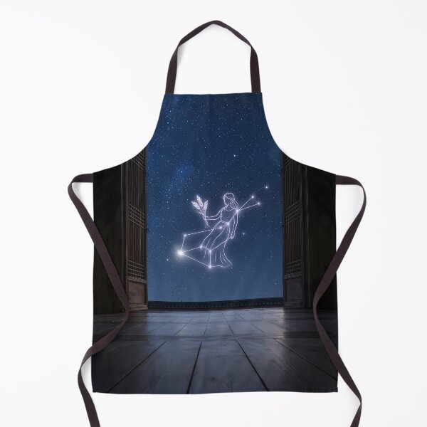 Item preview, Virgo Constellation over a Traditional Hanok: Celestial Harvest of Starlight | Fine Art Print designed and sold by SOOstudio73.