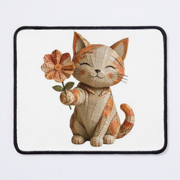 Item preview, Origami Newspaper Cat Holding designed and sold by Snurly.