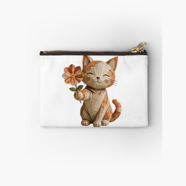 Item preview, Origami Newspaper Cat Holding  designed and sold by Snurly.