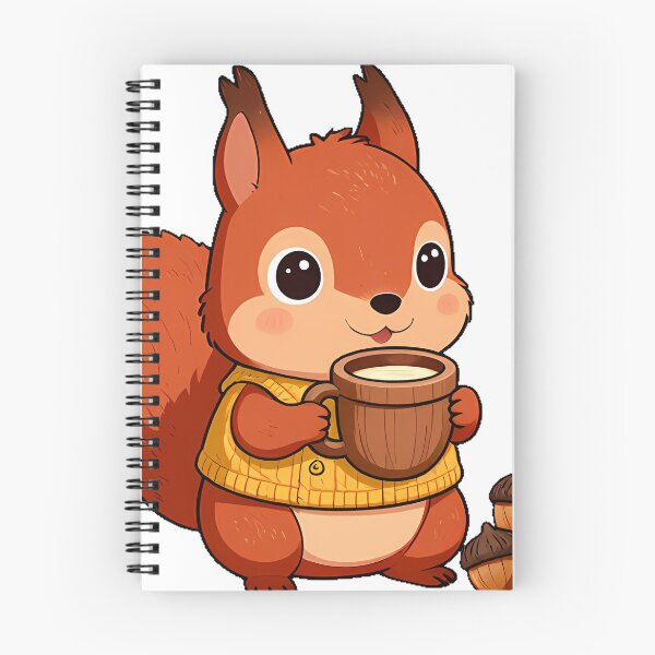 Item preview, Cozy Squirrel with Acorn Mug and Knitted Vest designed and sold by pumsquare.