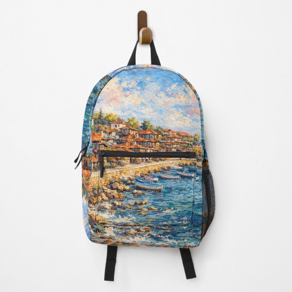 Item preview, A painting of Nesebar, Bulgaria – A Beautiful City in Europe. designed and sold by GalleryKauffeld.