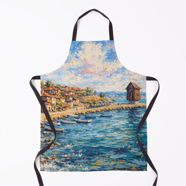 Item preview, A painting of Nesebar, Bulgaria – A Beautiful City in Europe. designed and sold by GalleryKauffeld.