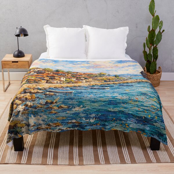 Item preview, A painting of Nesebar, Bulgaria – A Beautiful City in Europe. designed and sold by GalleryKauffeld.