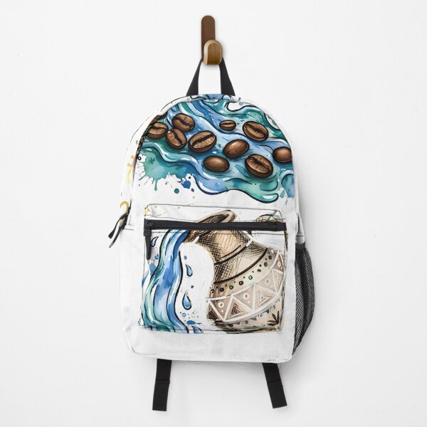 Item preview, Aquarius Watercolor Urn Coffee Zodiac designed and sold by Zodiac Celestial Art.