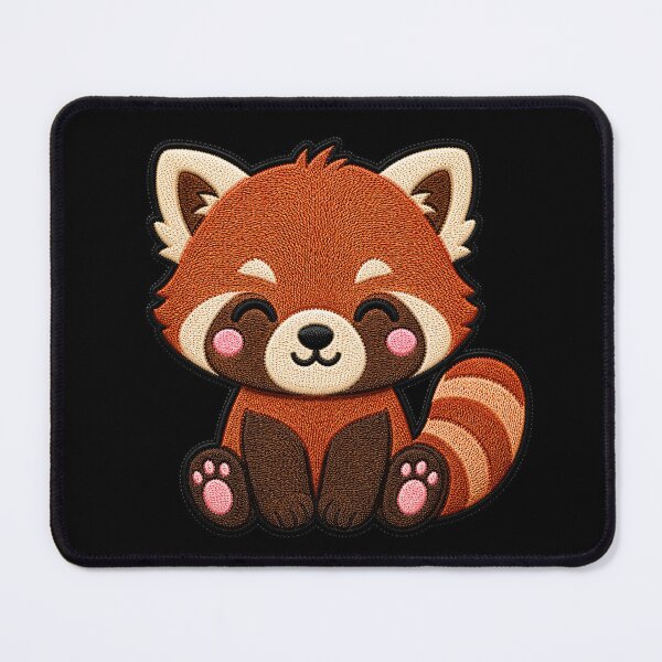 Item preview, Cute Red Panda Embroidery Patch Illustration designed and sold by ColorSplash123.