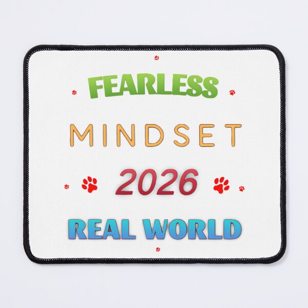 Item preview, Stay Fearless Motivational Mindset - Modern Inpsirational Quote Art designed and sold by zaoroo shop.