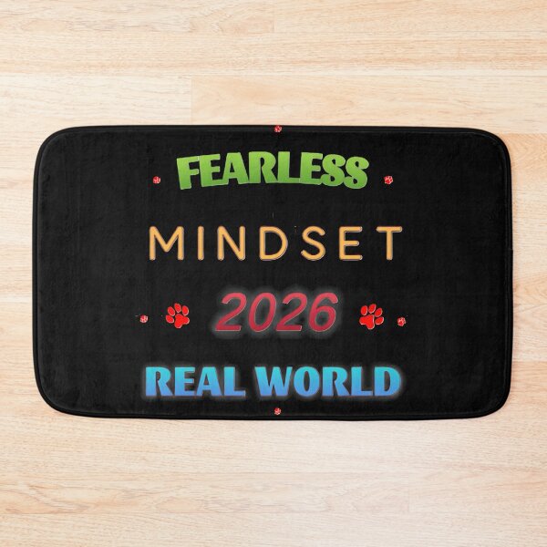 Item preview, Stay Fearless Motivational Mindset - Modern Inpsirational Quote Art designed and sold by zaoroo shop.