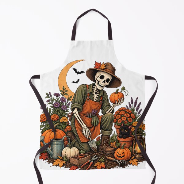 Item preview, Funny Skeleton Gardener , Newly Planted Skeleton Gardener Halloween, Spooky Gardening Lover Gift, Garden Graphic Tee designed and sold by OUICHA.