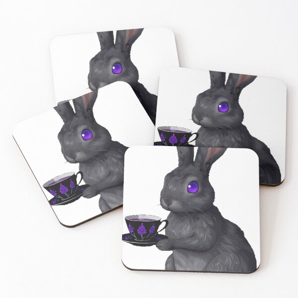 Item preview, Poison Garden Hare with Digitalis Tea Cup designed and sold by IllumeInk.