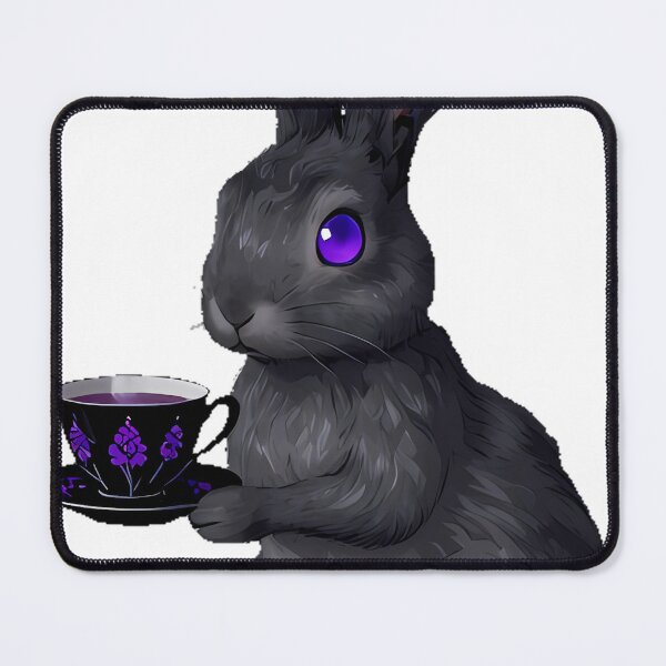 Item preview, Poison Garden Hare with Digitalis Tea Cup designed and sold by IllumeInk.