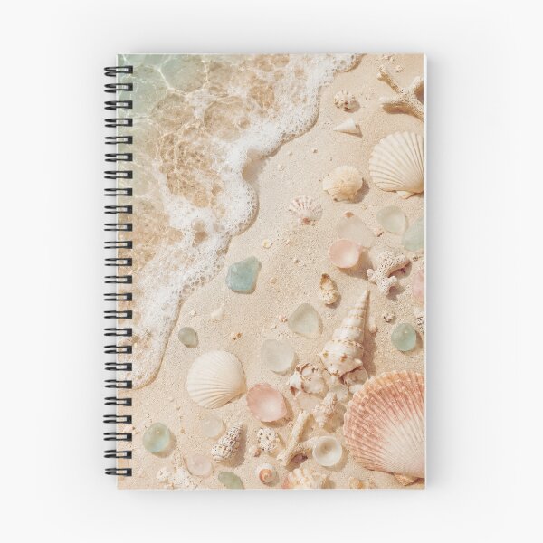 Item preview, Sea Glass Shore – Dreamy Beach Shells & Sea Glass Wave Art Print – Coastal Wall Decor designed and sold by @SHINTOSARTSTORE.
