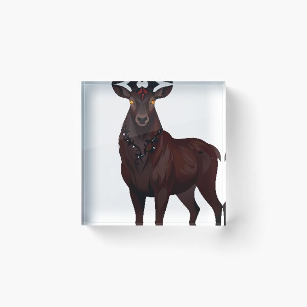 Item preview, Poison Garden Stag with Thorny Rose Antlers designed and sold by IllumeInk.