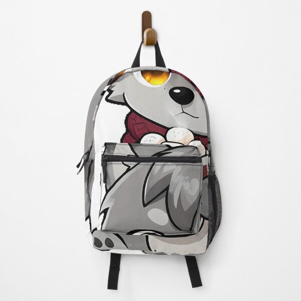 Item preview, Cozy Wolf Pup with Marshmallow Cocoa and Scarf designed and sold by pumsquare.