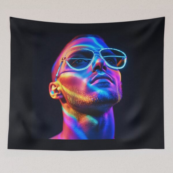 Item preview, RGB Lights Man – Human Technology Digital Synergy designed and sold by WordPlayStudio.