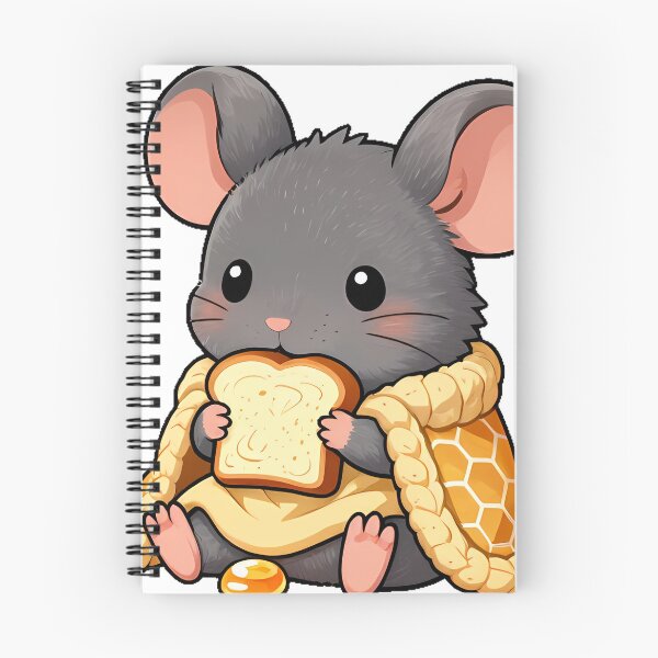 Item preview, Cozy Mouse with Sunflower Seed Bread and Blanket designed and sold by pumsquare.